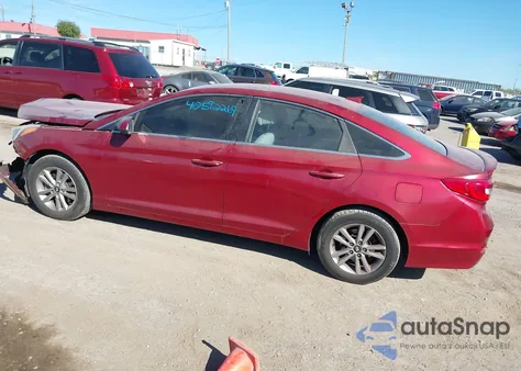 2016 Hyundai Sonata Se from USA, damaged, VIN 5NPE24AF8GH369583